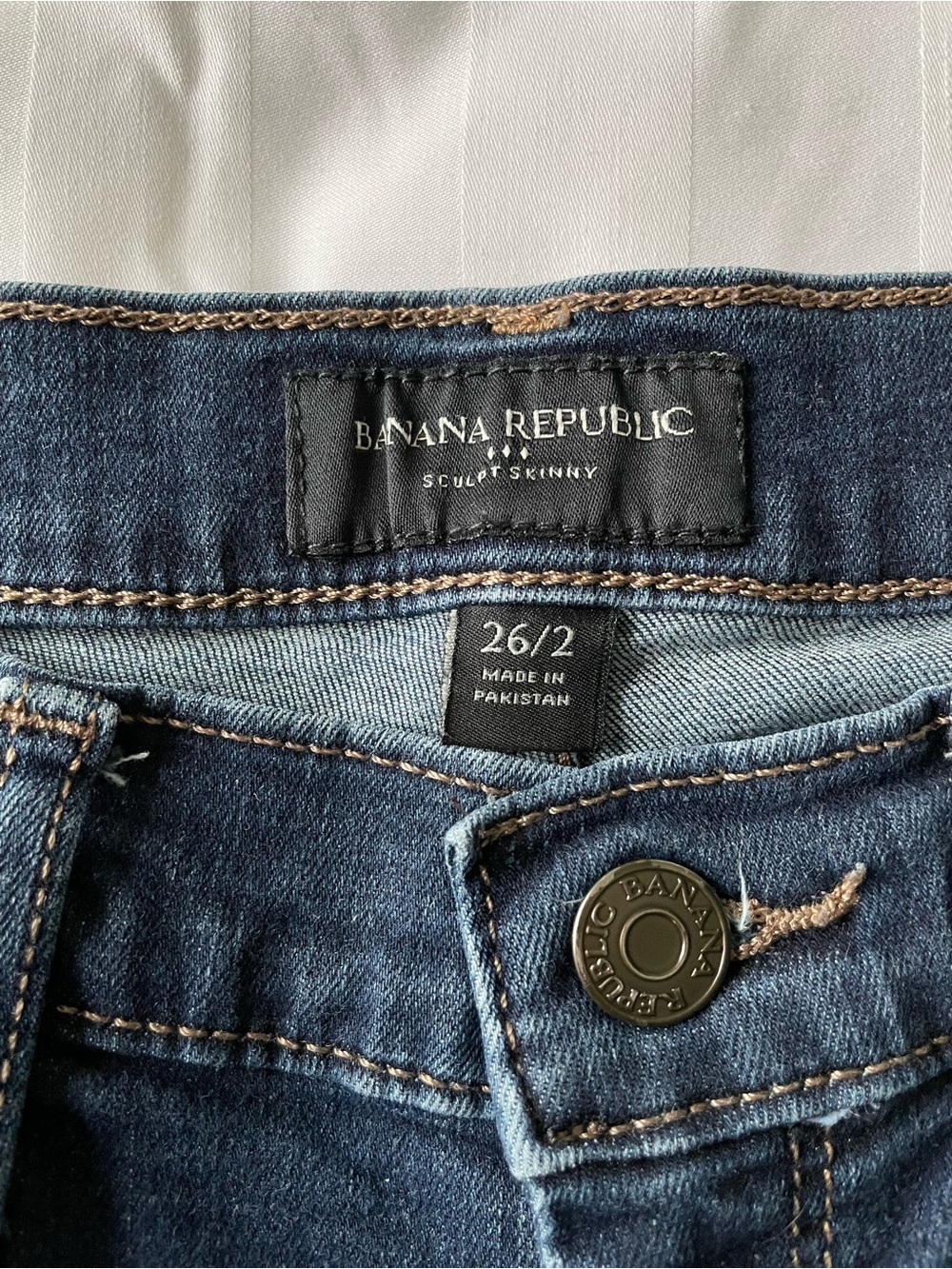 Banana Republic Sculpt Skinny Jeans - Indigo Blue